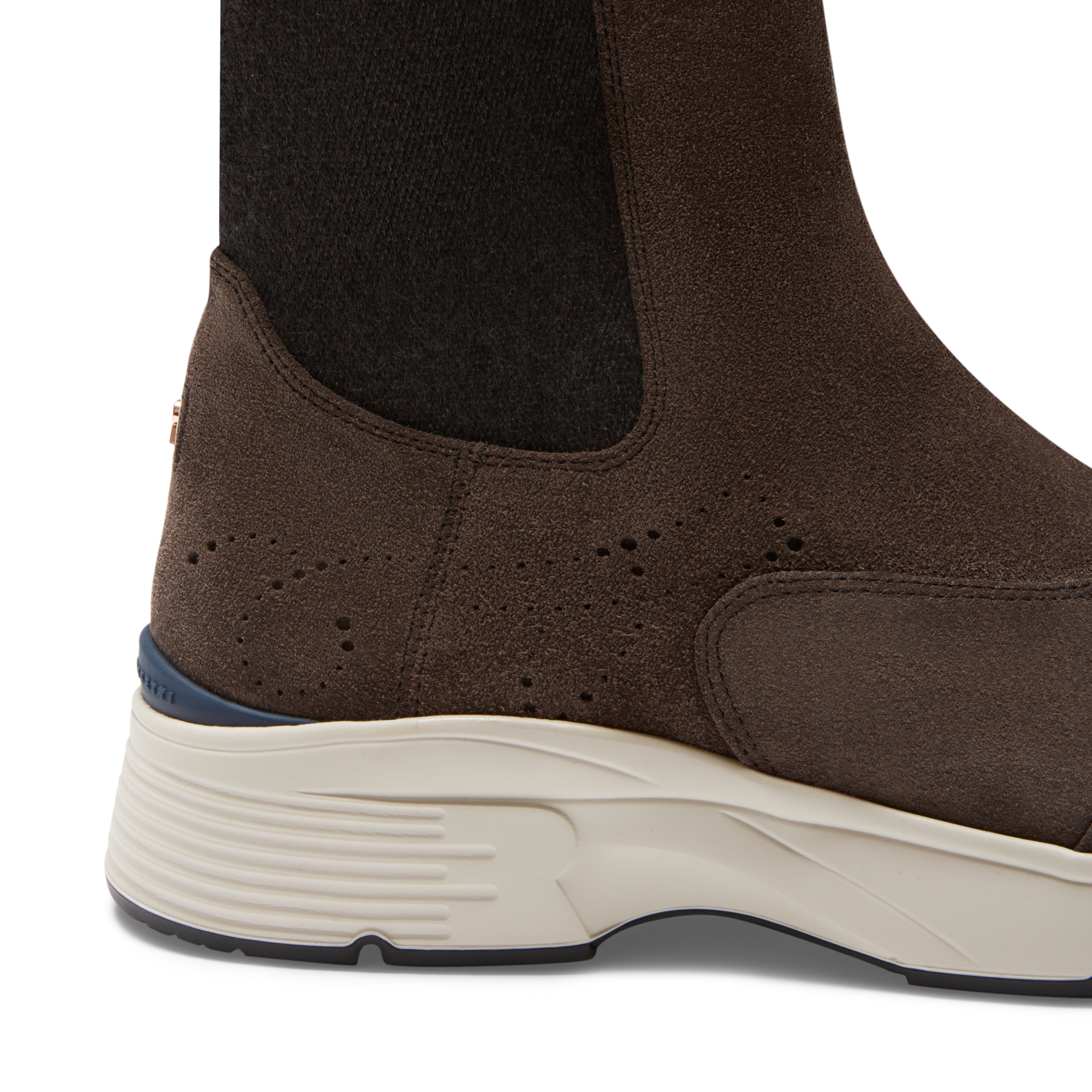 F.lli Rossetti 77285 Chelsea Boot Suede Acciaio