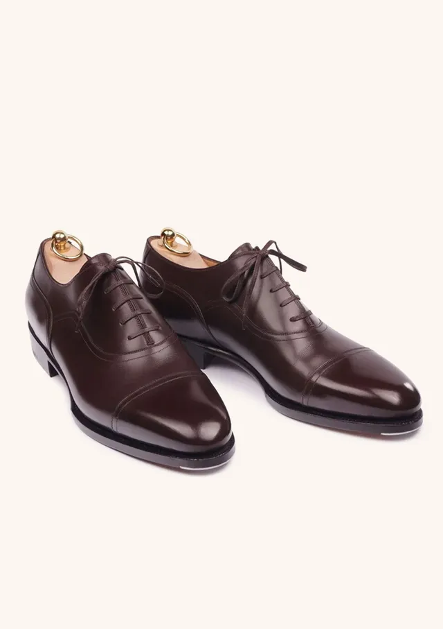 Stefano Bemer Oxfords Balmoral C6320 box calf marrone