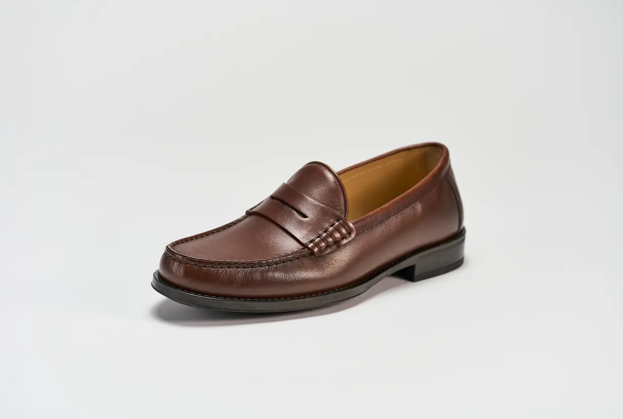 Sandro Barbera Brera Penny Loafer Cognac Pelle EU 43
