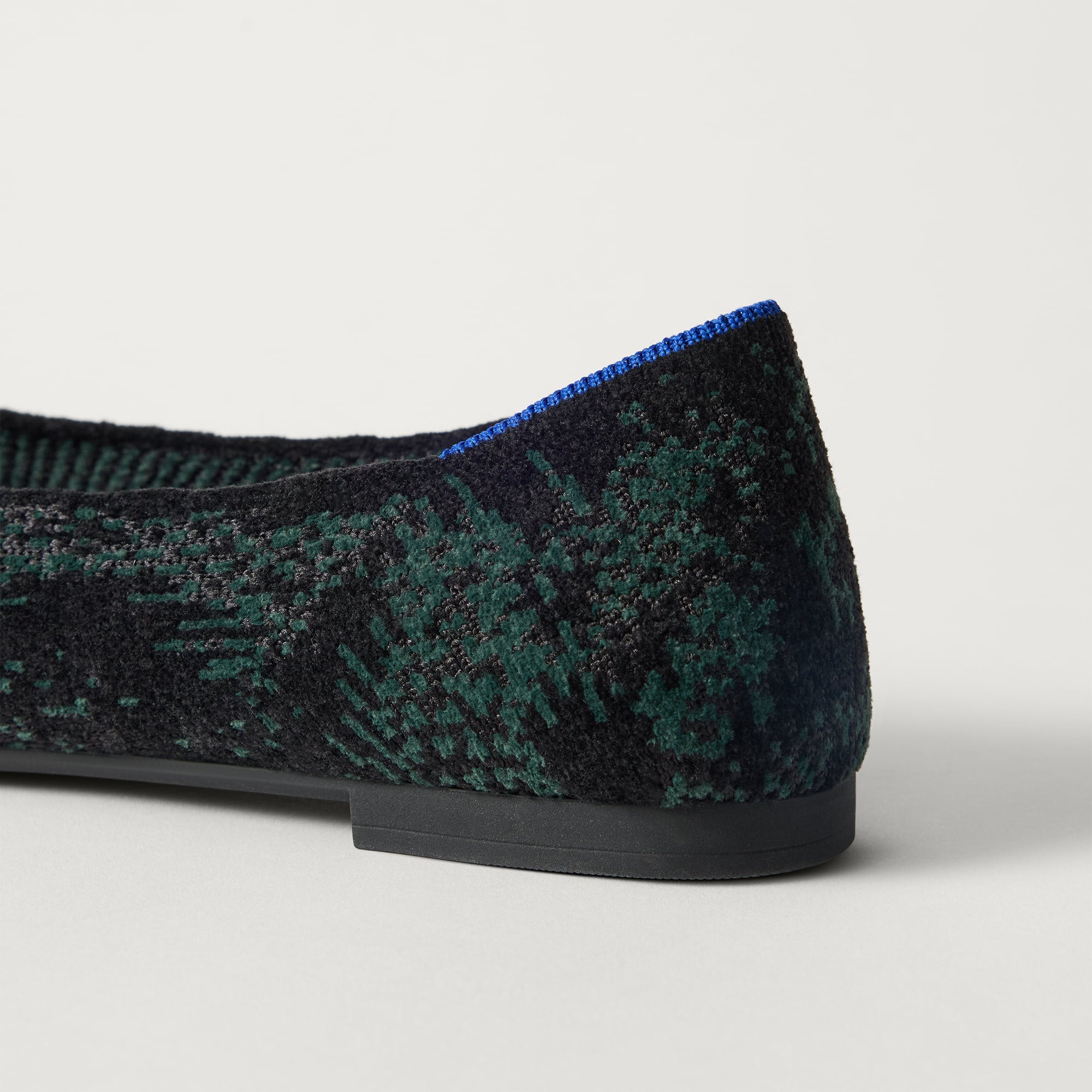 Rothy's The Point III ballerine verdi pitonate Evergreen Python