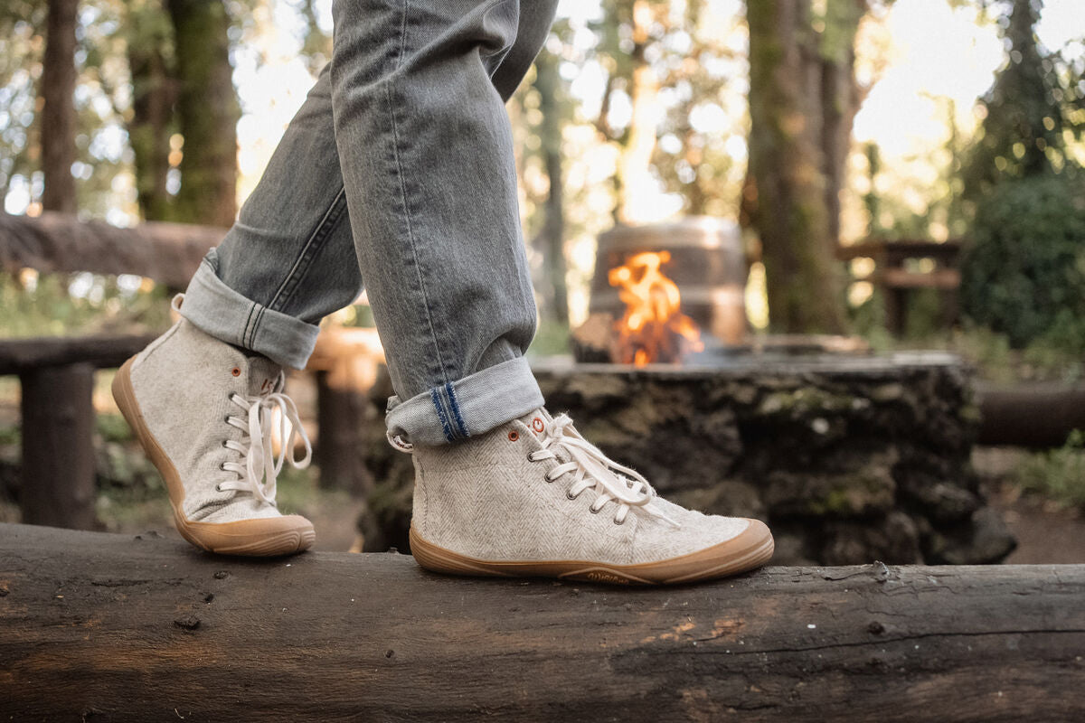 Wildling Perto Resouled scarpe barefoot lana naturale