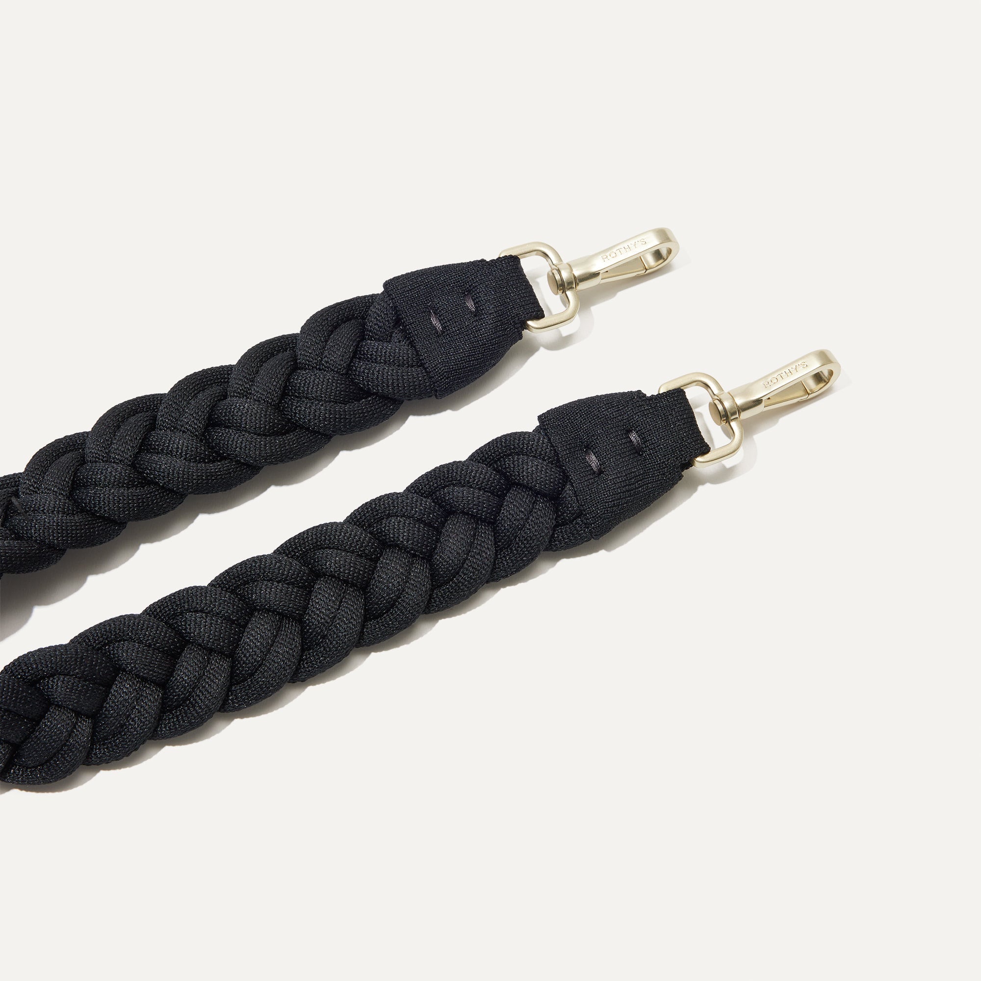 Rothy's The Shoulder Strap tracolla Black Braid nera