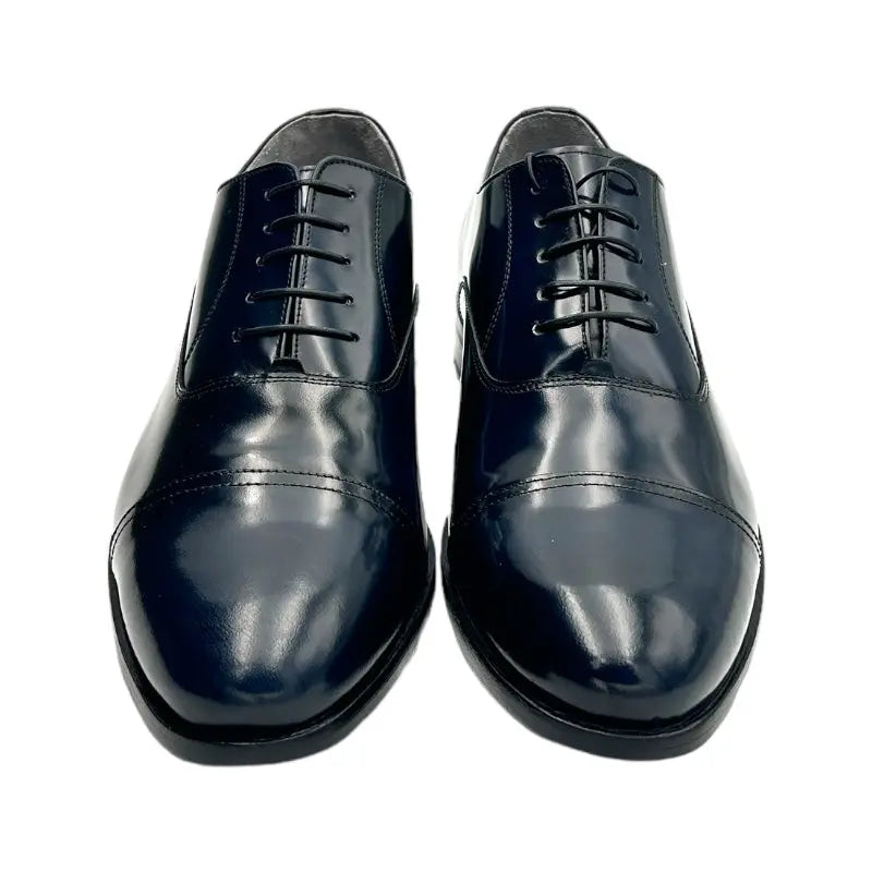 Sandro Barbera 1064 oxford uomo vitello blu abrasivato