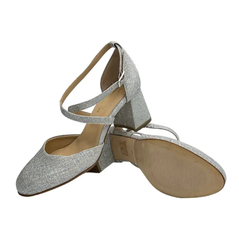 Sandro Barbera & Figli 603 Galassia Silver sandali tacco argento