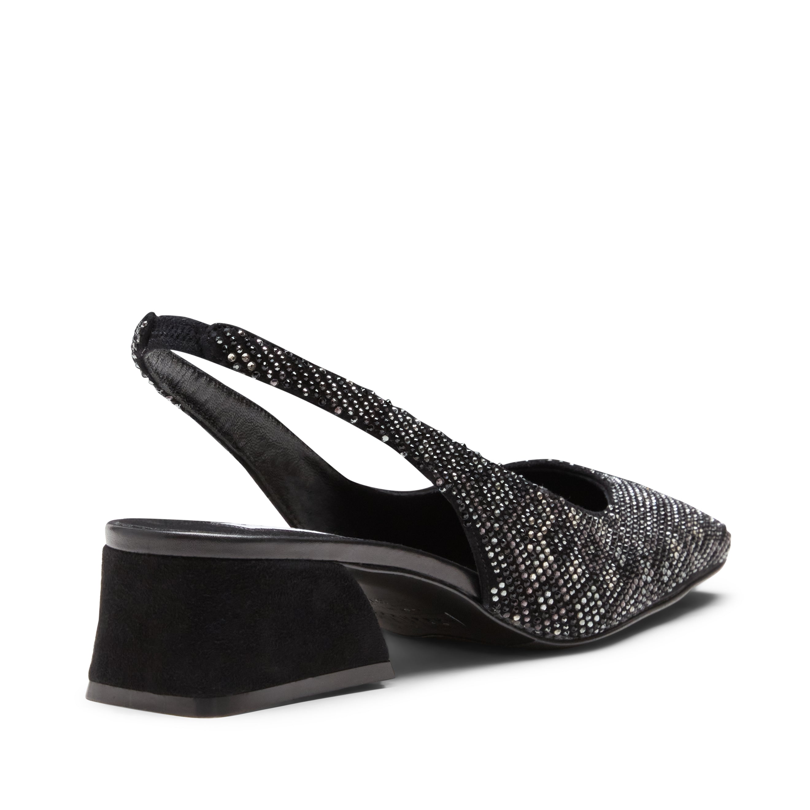 F.lli Rossetti Décolleté 68173 Suede Nero Strass Tacco 40