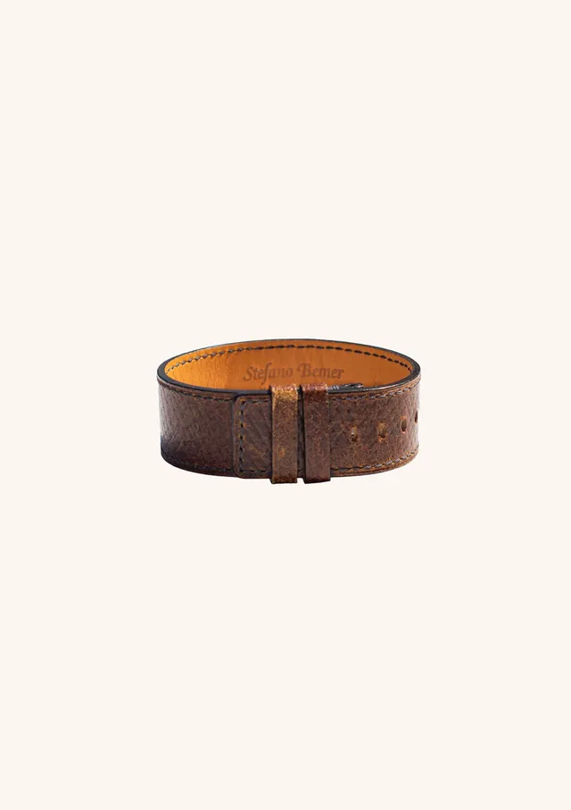 Stefano Bemer Watch Straps cinturino NATO marrone 23 mm