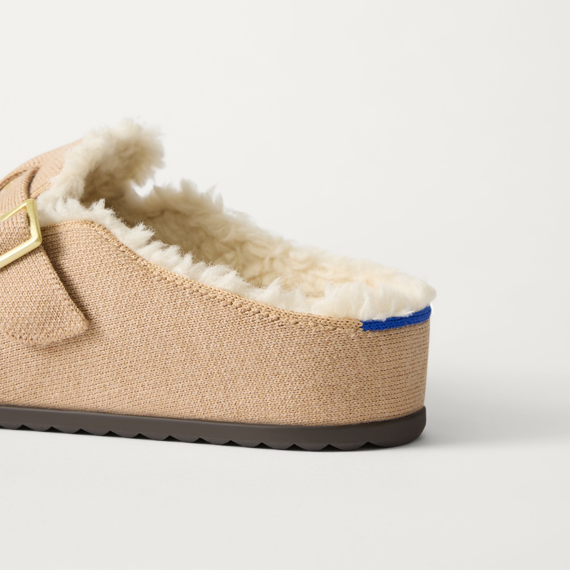 Rothy's The Teddy Buckle Clog zoccoli donna Honey lana merino