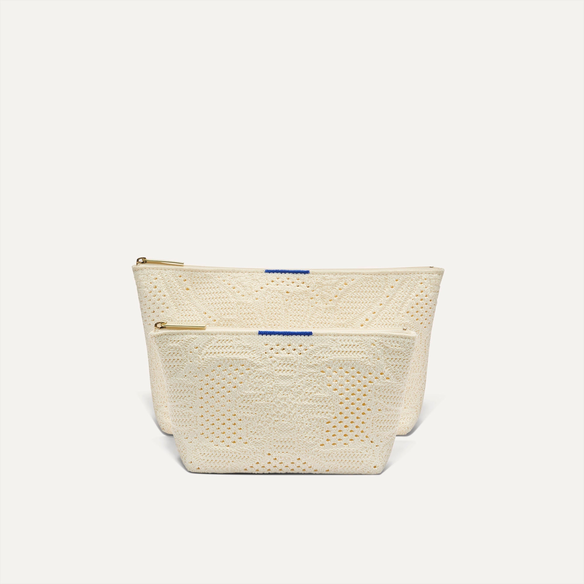 Rothy's The Travel Pouch Set pochette Toffee Chevron