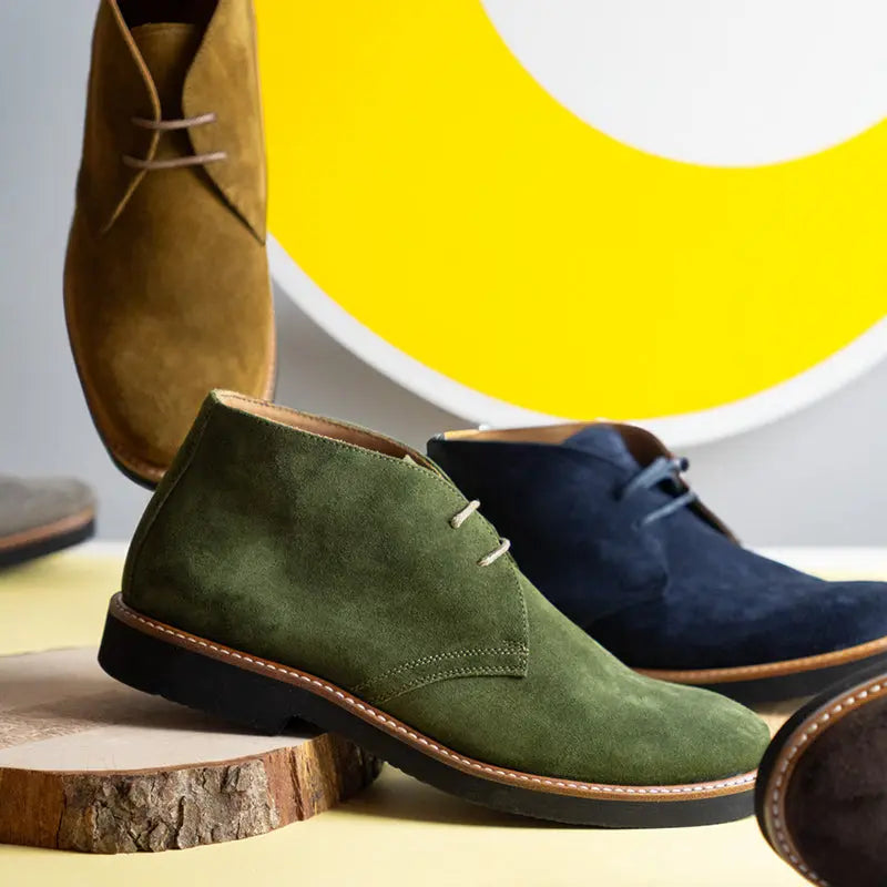 Sandro Barbera 2582 Desert Boots Uomo Moro Camoscio