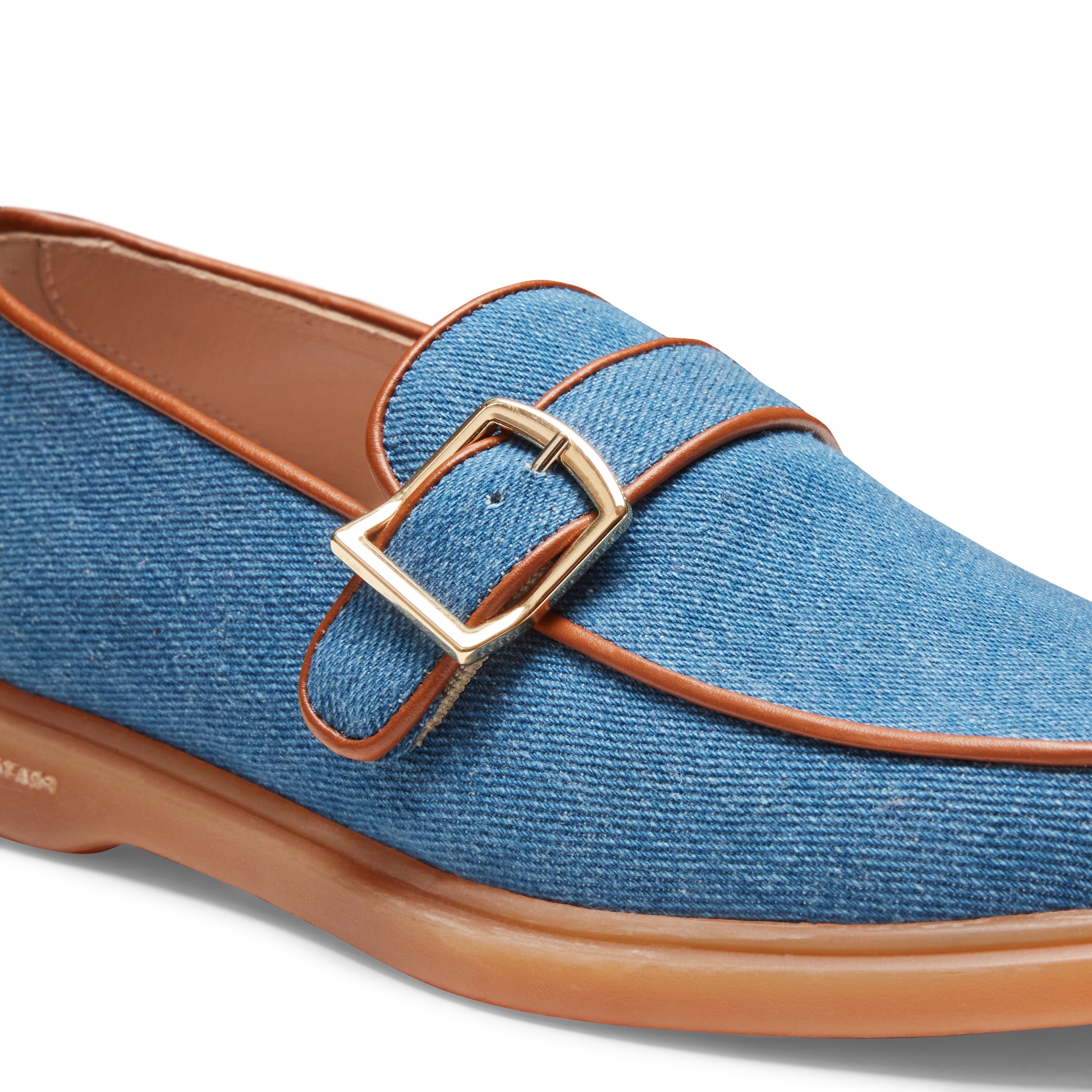F.lli Rossetti 68224 mocassino denim blu Cina