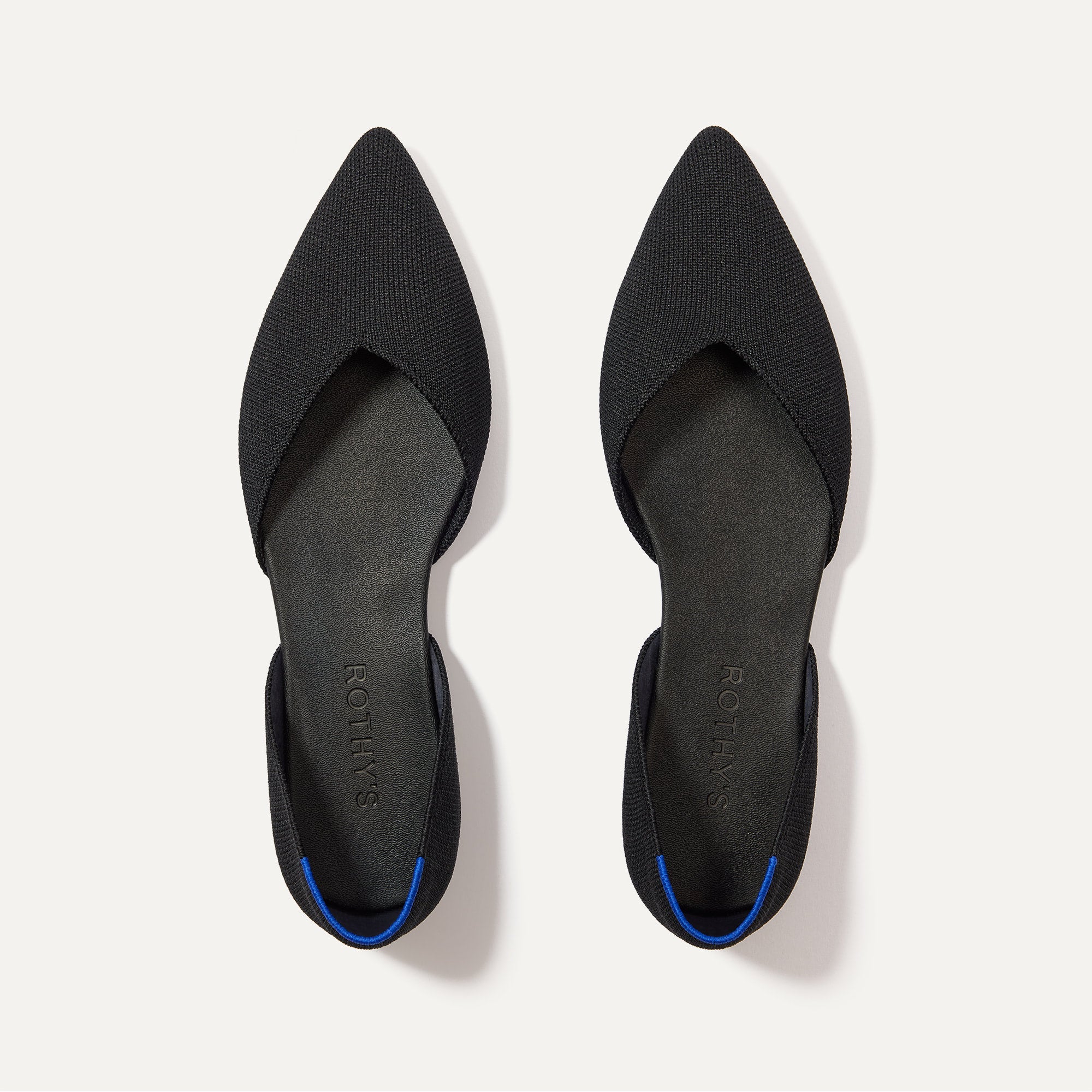 Rothy's The D'Orsay Point ballerine black punta affusolata