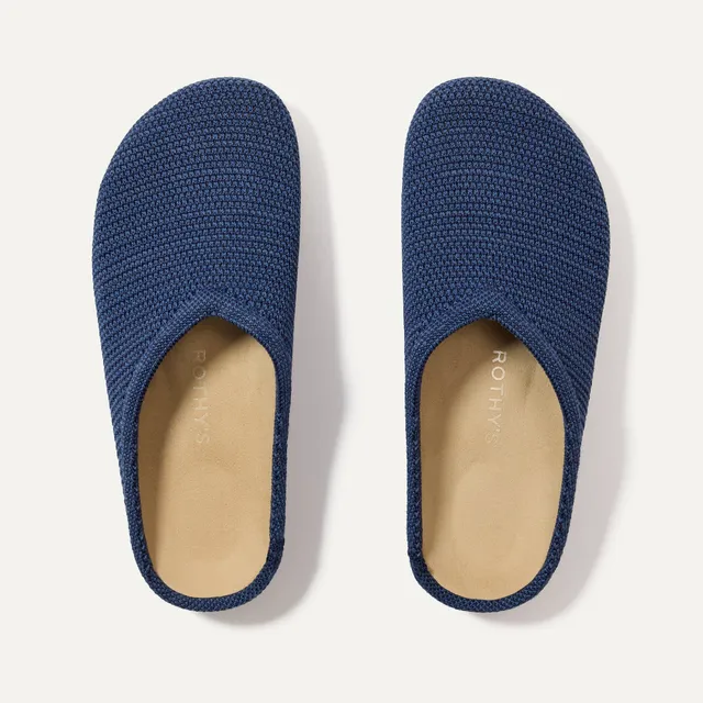 Rothy's The Casual Clog zoccoli donna Blue Raffia blu