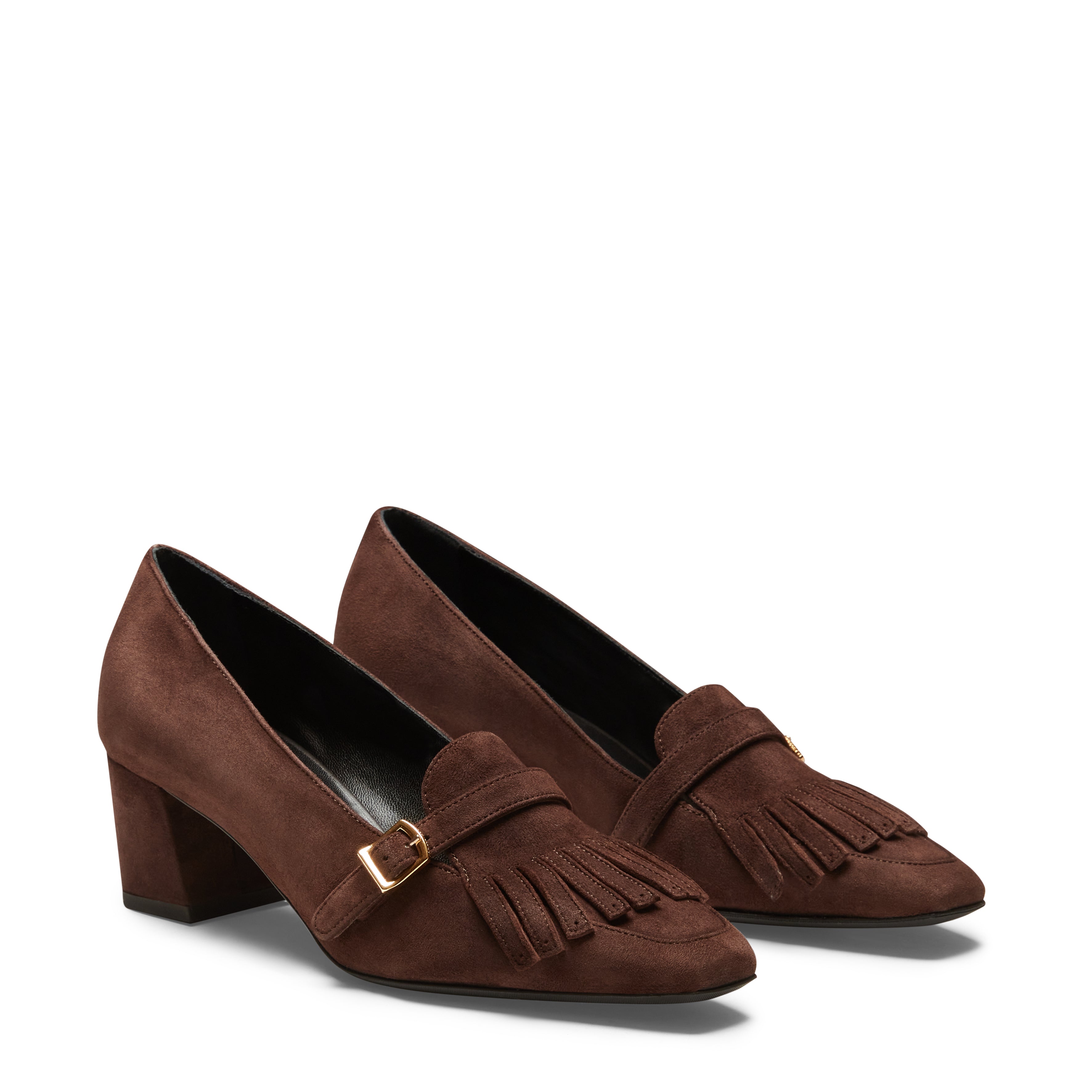 F.lli Rossetti Mocassino 68353 donna cacao suede tacco 45