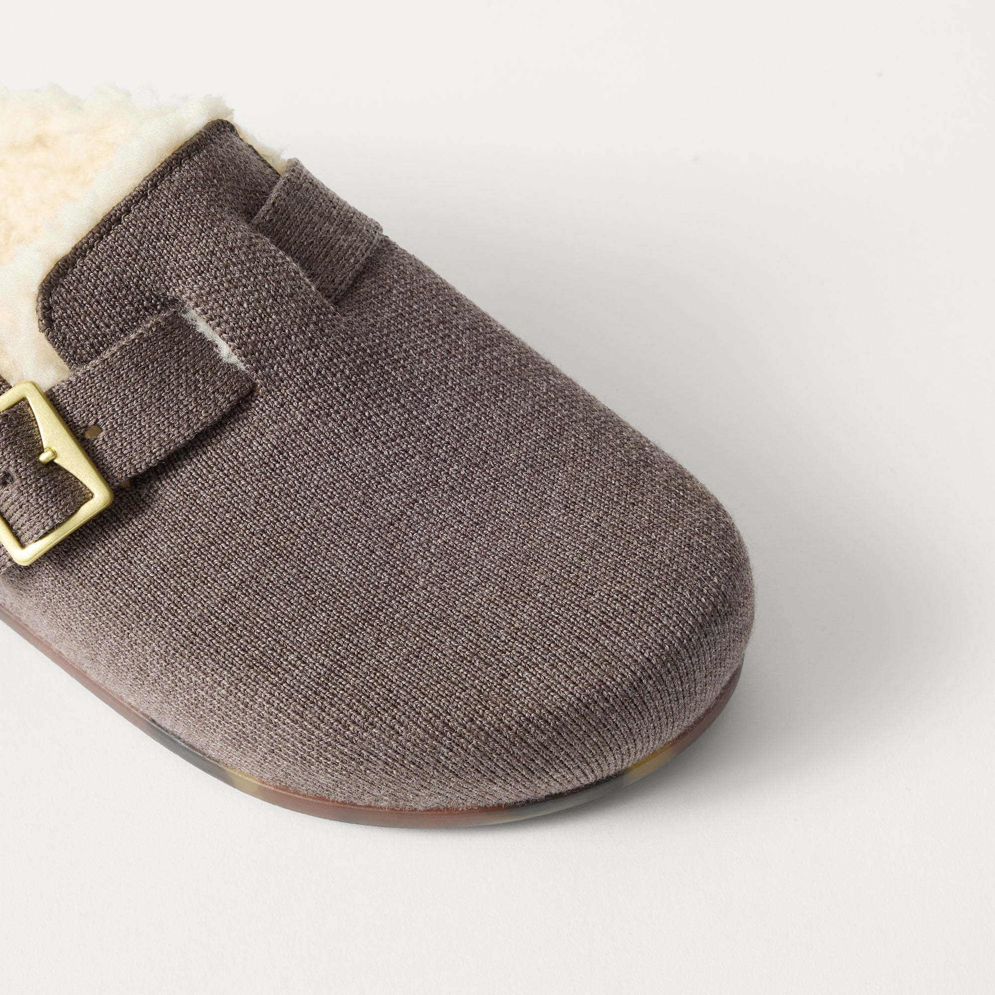 Rothy's The Teddy Buckle Clog zoccoli donna Porcini lana