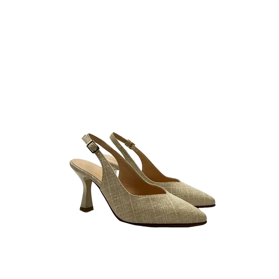 Sandro Barbera & Figli 704 Gold sandalo donna oro tacco 75