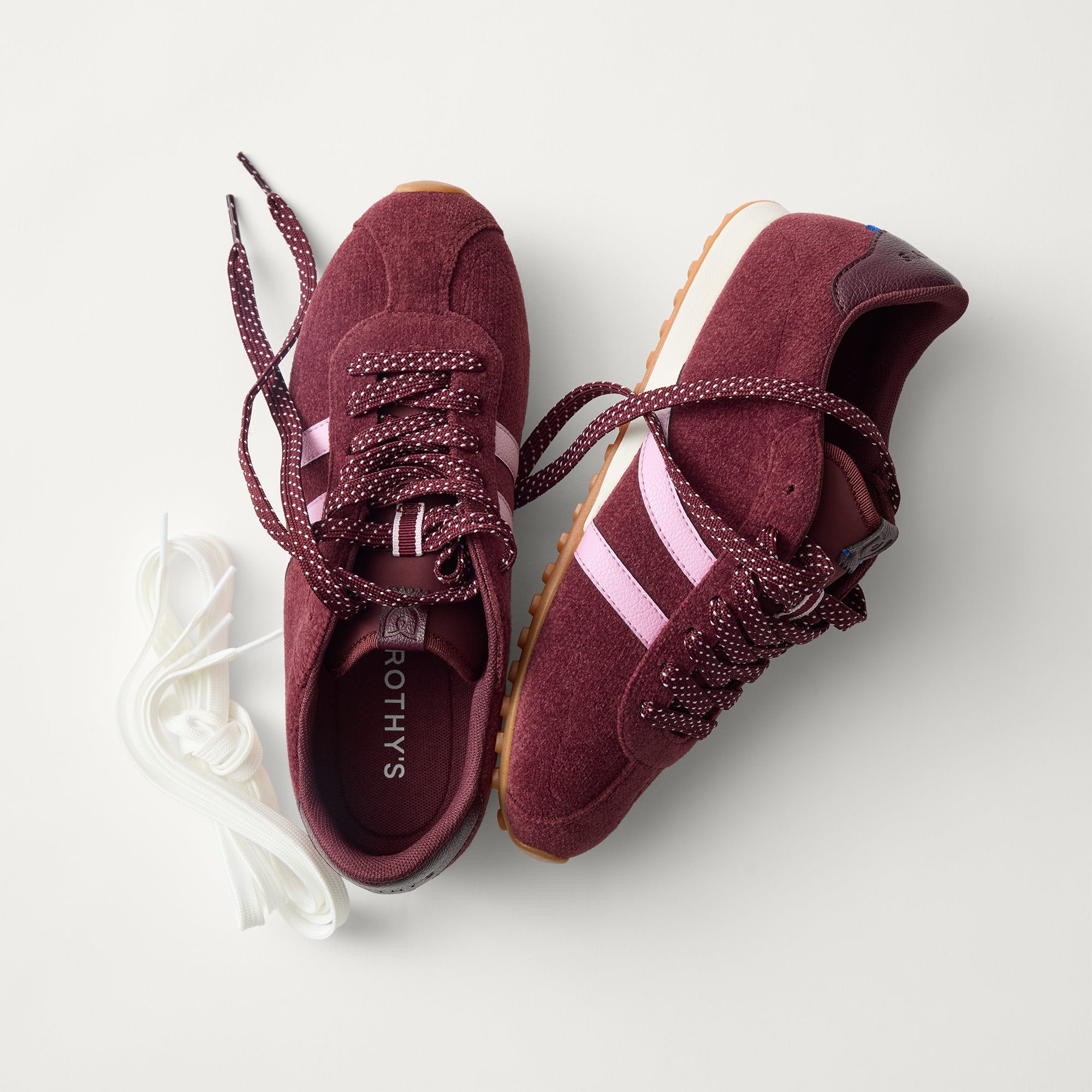 Rothy's The Ivy Sneaker sneakers donna ReVelvet Syrah bordeaux