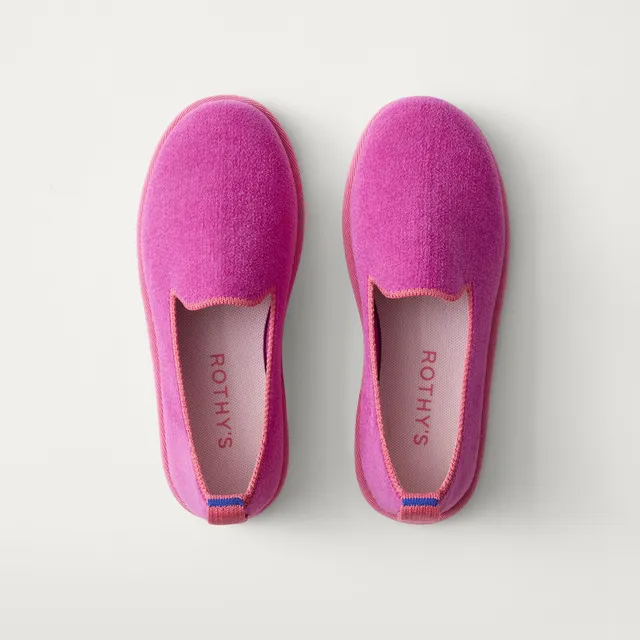 Rothy's The Mini Loafer mocassini bambina ReVelvet Sweetpea antiscivolo