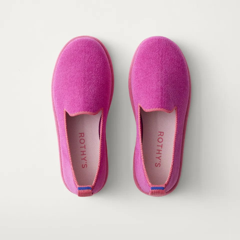 Rothy's The Mini Loafer mocassini bambina ReVelvet Sweetpea antiscivolo