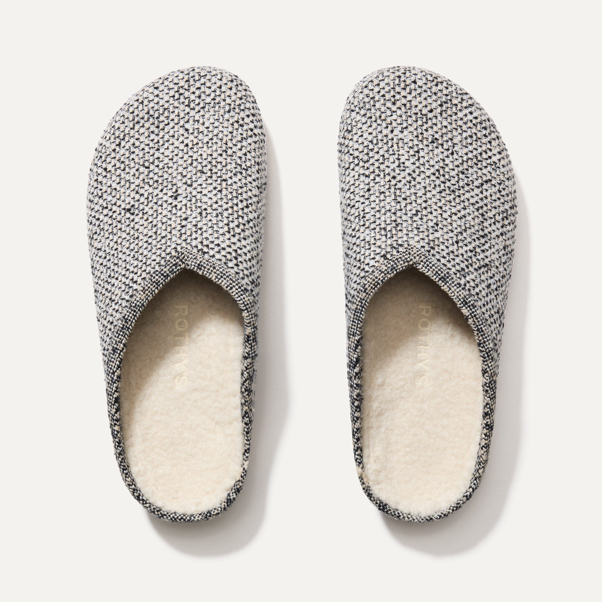Rothy's The Cozy Clog Zoccoli Cookies Cream Bouclé morbidi