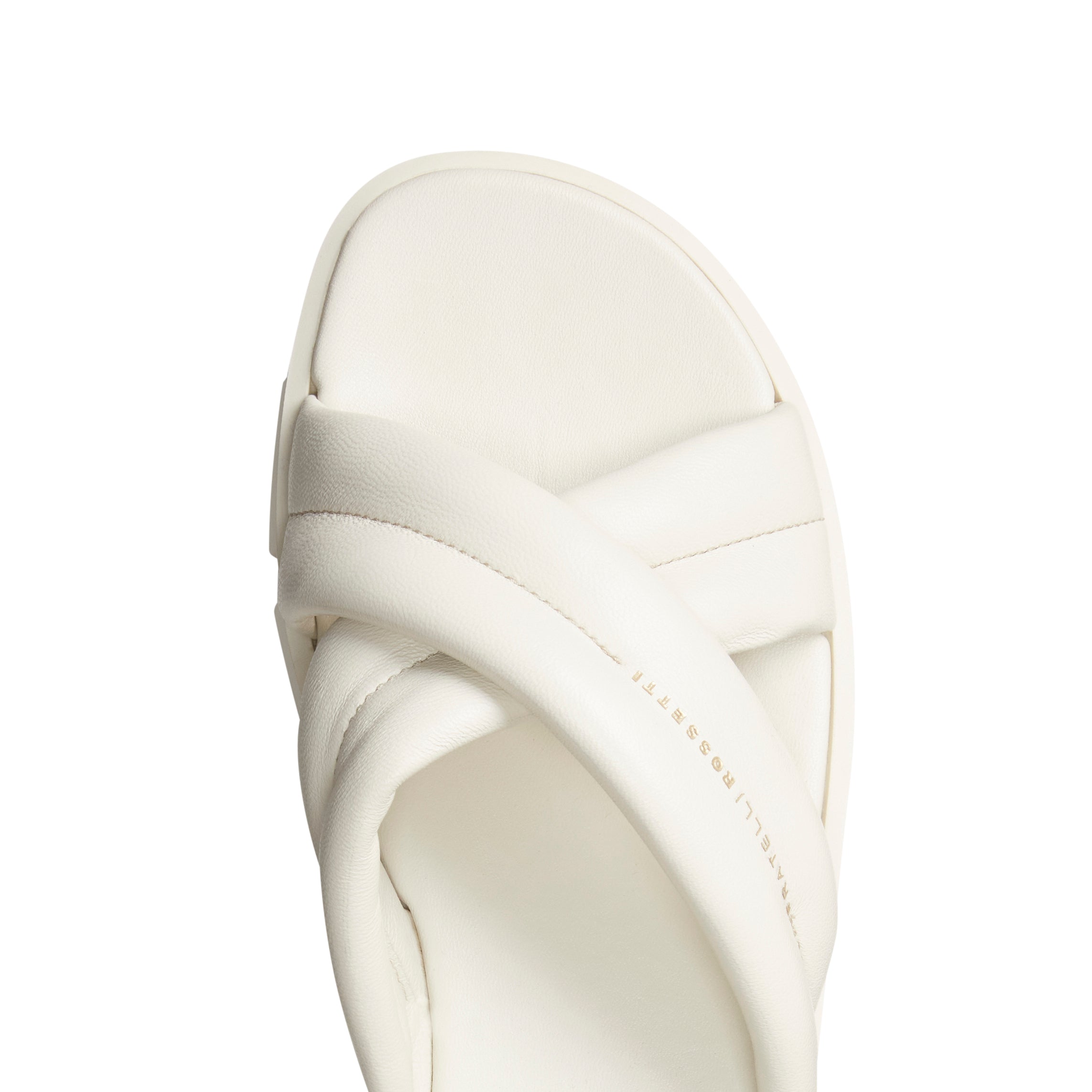 F.lli Rossetti 76895 Sandalo Donna Pelle Latte Incrociato
