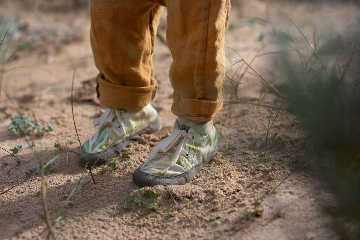 Wildling Vena scarpa bambino cotone fantasia verde