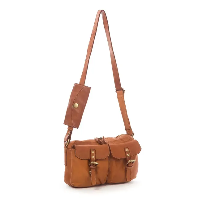 Sandro Barbera BAX 033 Cuoio borsa pelle 28x20x6 cm