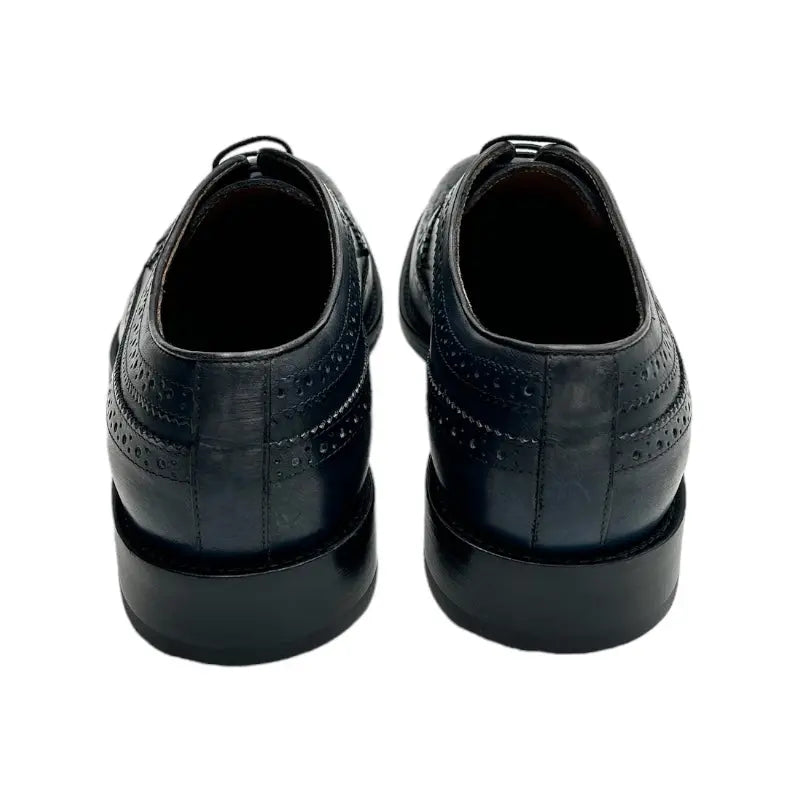 Sandro Barbera Tinte a Mano 44214 derby uomo blugrey long wing