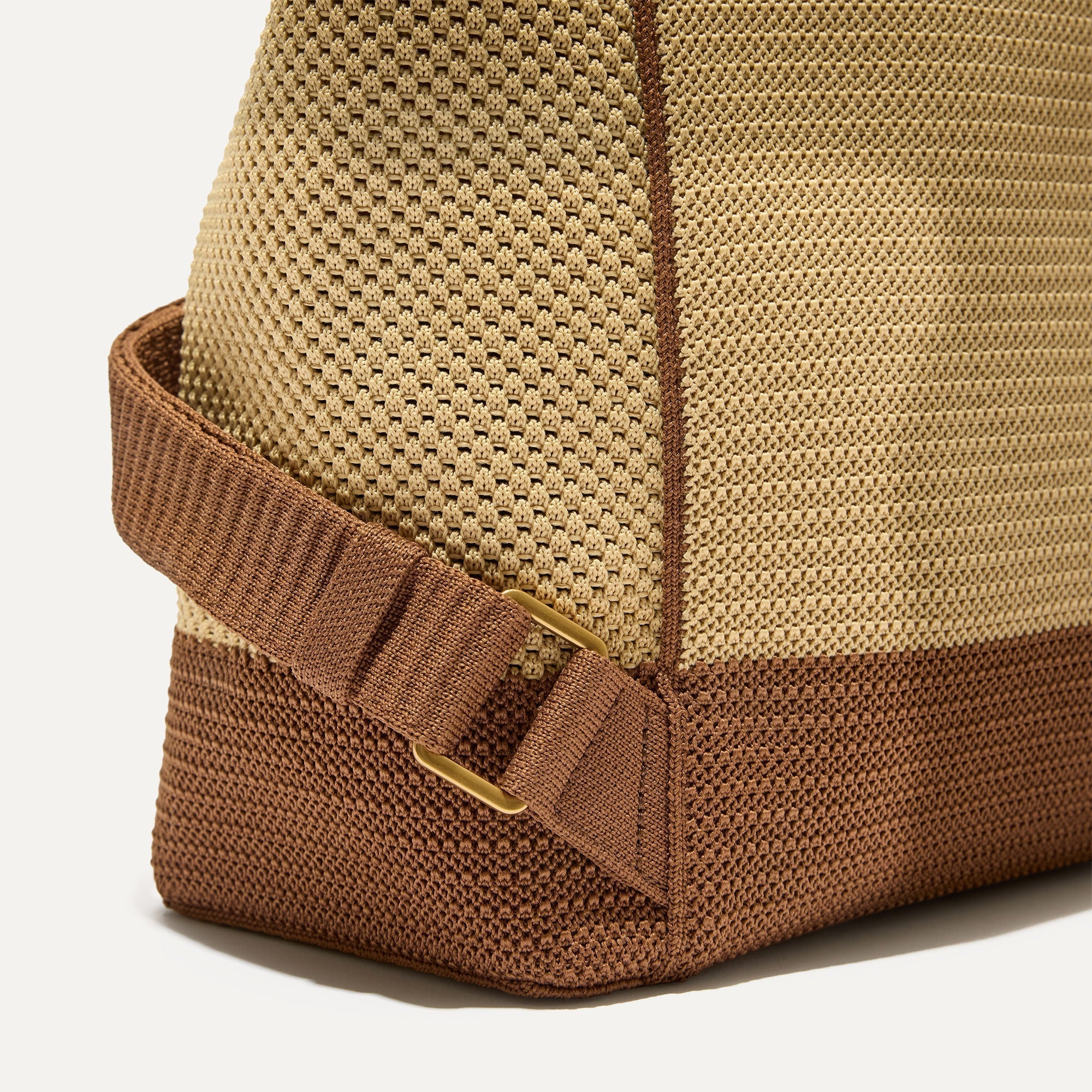 Rothy's The Cinch Backpack zaino Brown Butter traforato