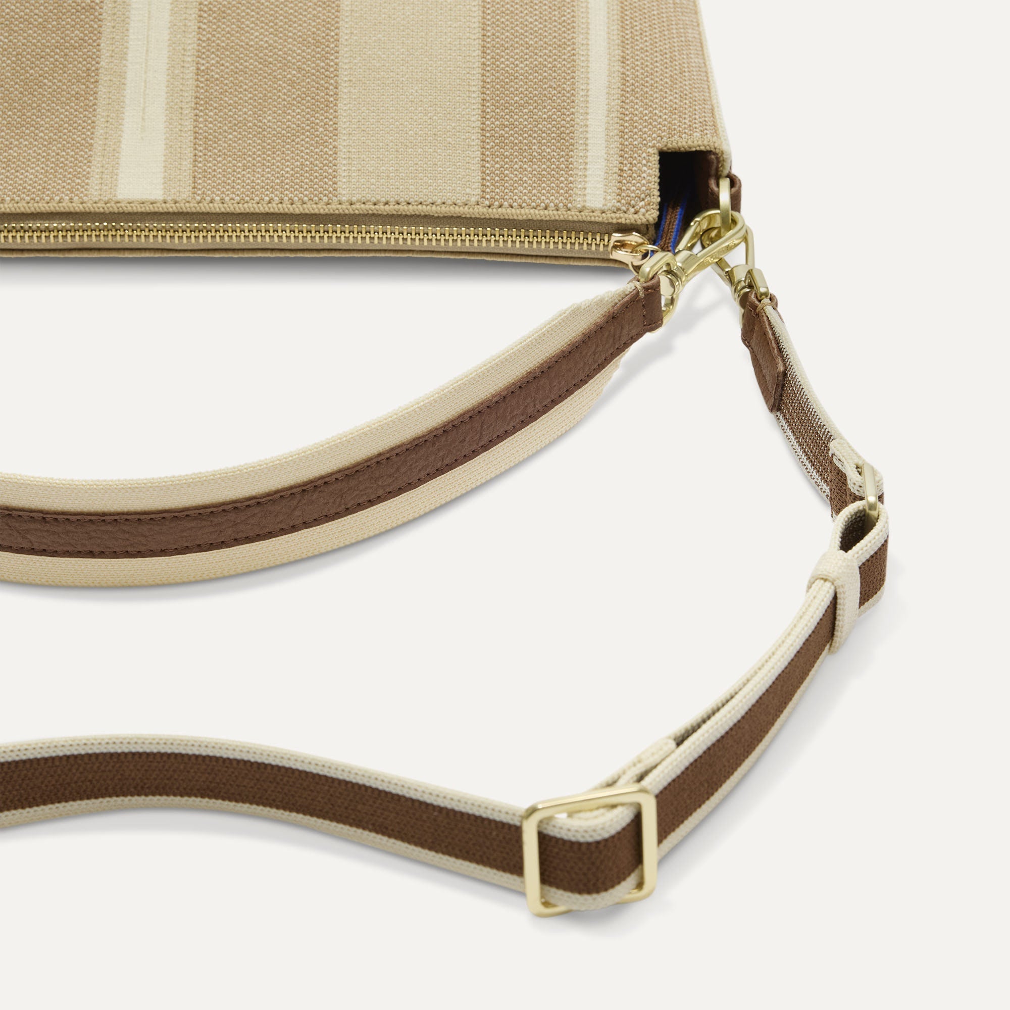 Rothy's The Daily Crossbody borsa tracolla beige Oat Latte rigata