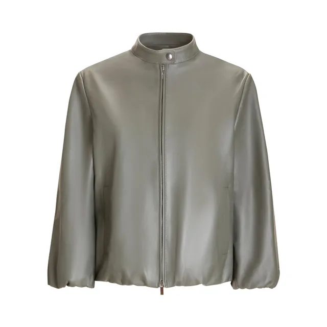 F.lli Rossetti 98407 giubbino donna verde nappa zip