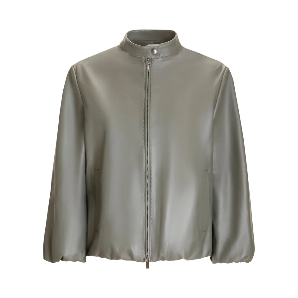 F.lli Rossetti 98407 giubbino donna verde nappa zip