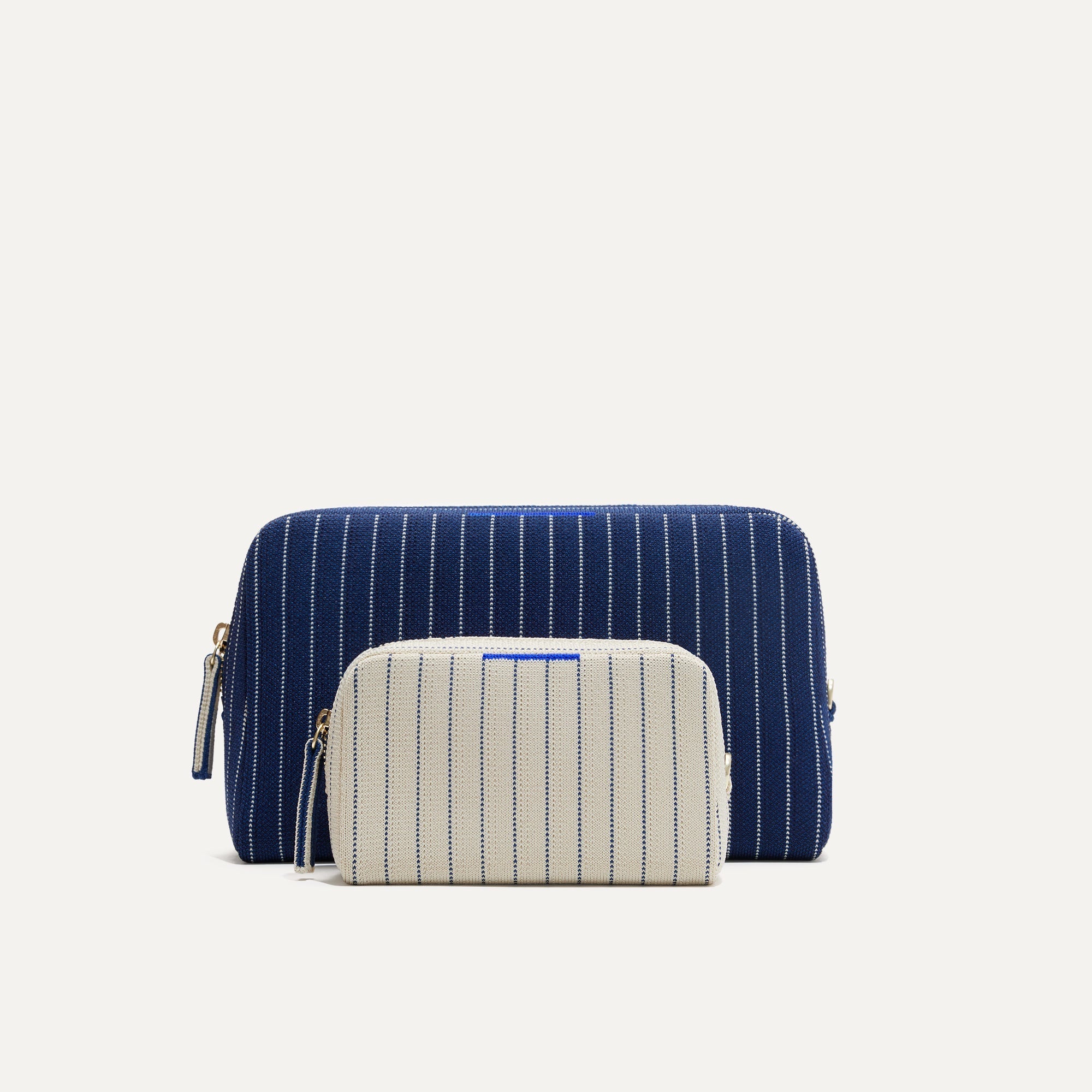 Rothy's The Universal Pouch Set pochette Black Cream Plaid