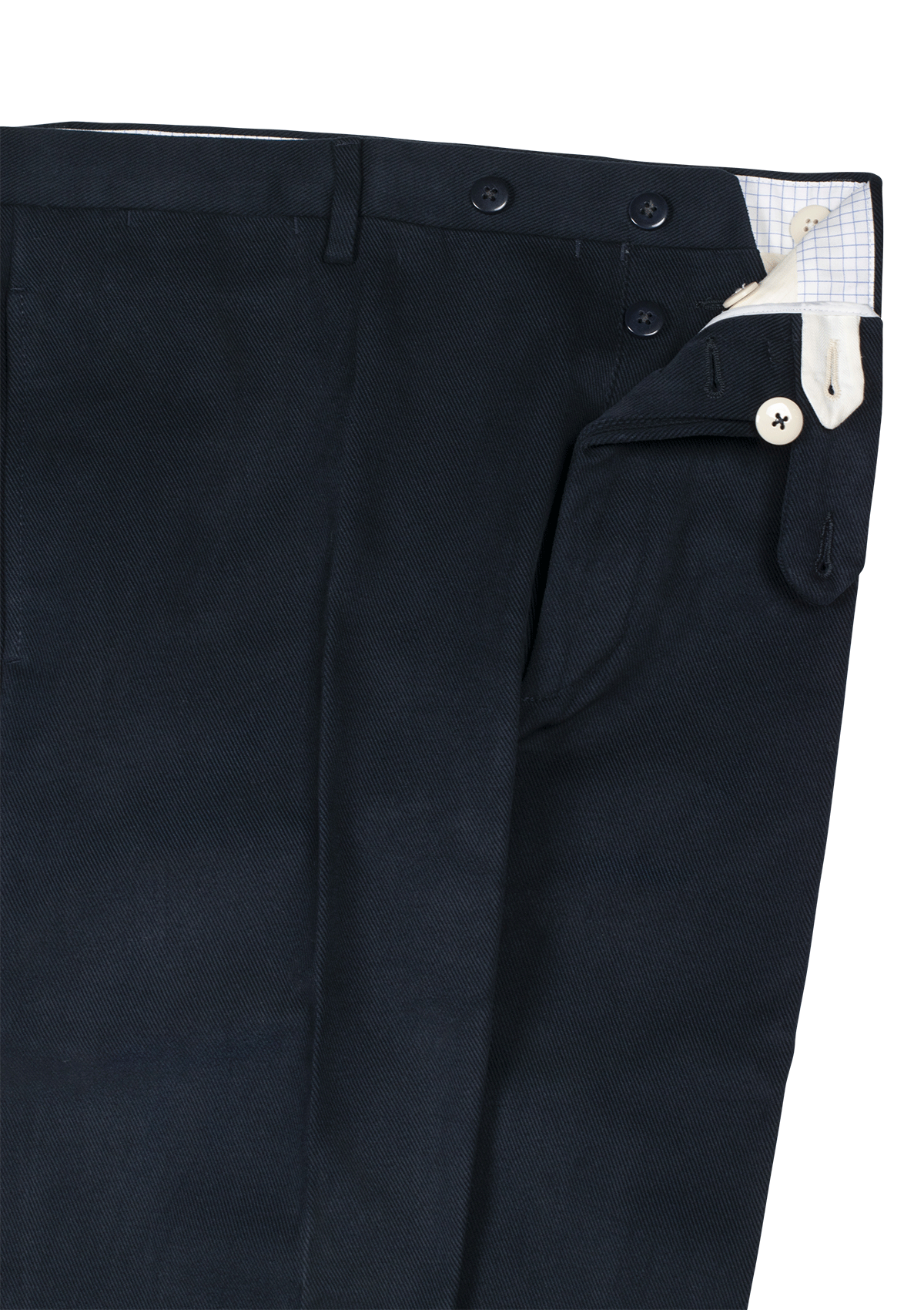 Stefano Bemer Trousers SV3060 Pantaloni twill blu
