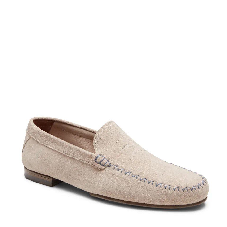 F.lli Rossetti 13360 mocassino uomo tortora in suede