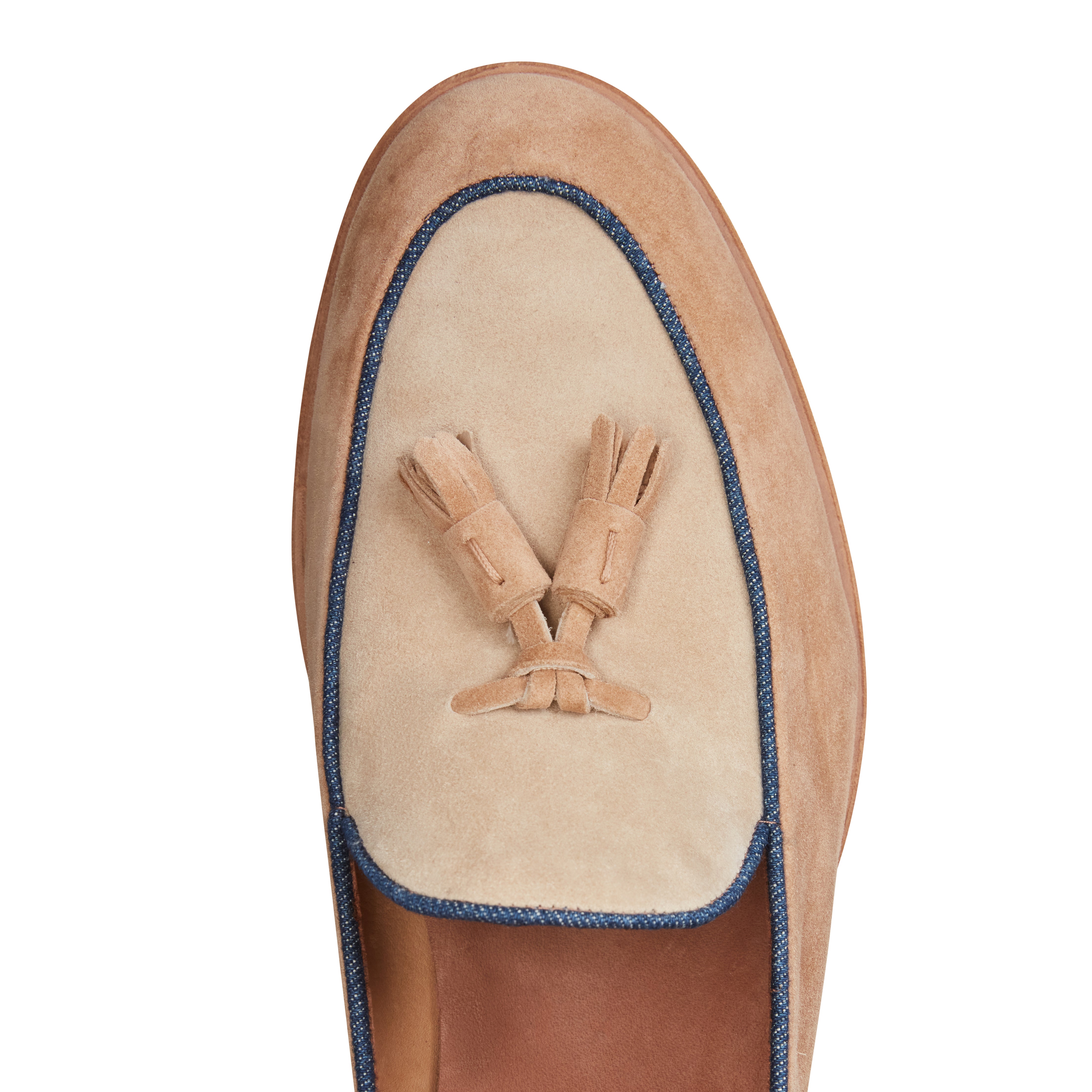 F.lli Rossetti Brera 15175 mocassino beige camoscio