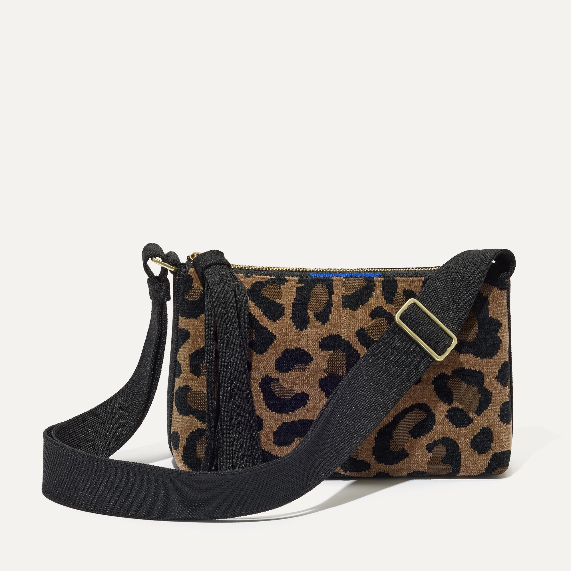 Rothy's The Casual Crossbody borsa a tracolla ReVelvet Cat leopardo