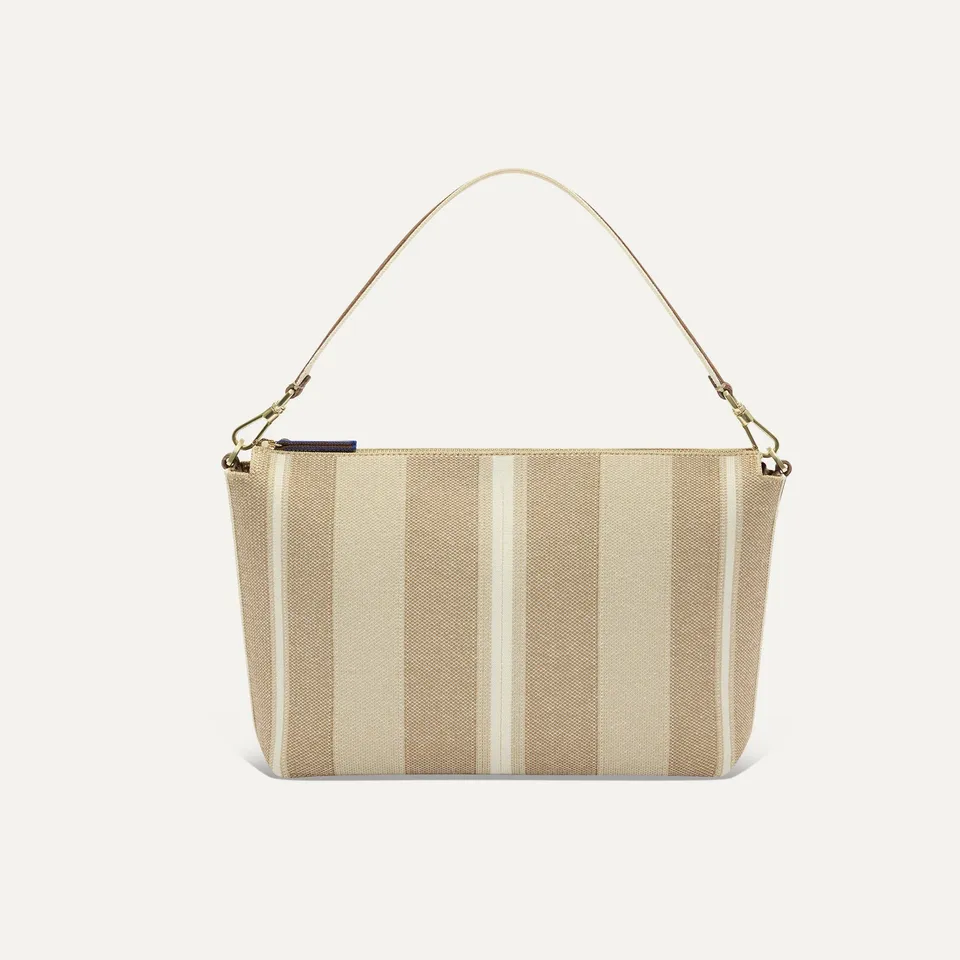 Rothy's The Daily Crossbody borsa tracolla beige Oat Latte rigata