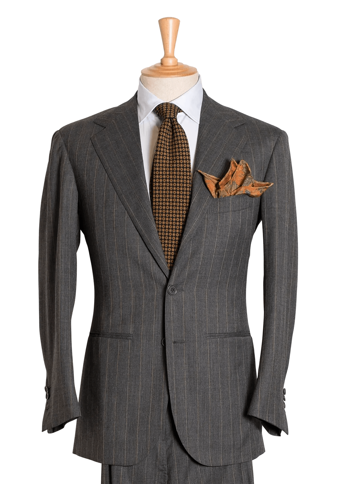 Stefano Bemer Suits SV1011 completo grigio gessato 46 lana