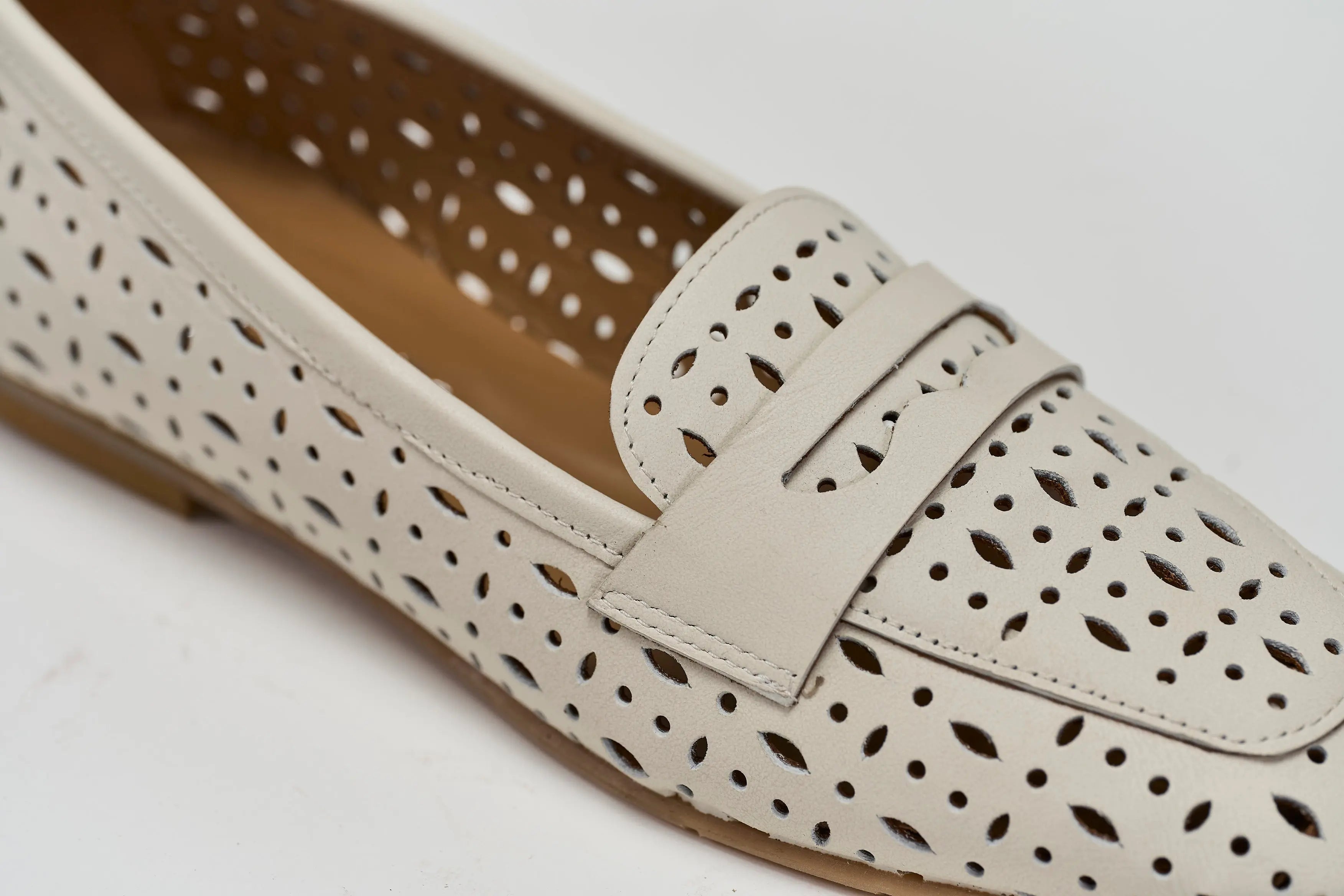 Sandro Barbera Ambra 11 mocassino donna nappa latte