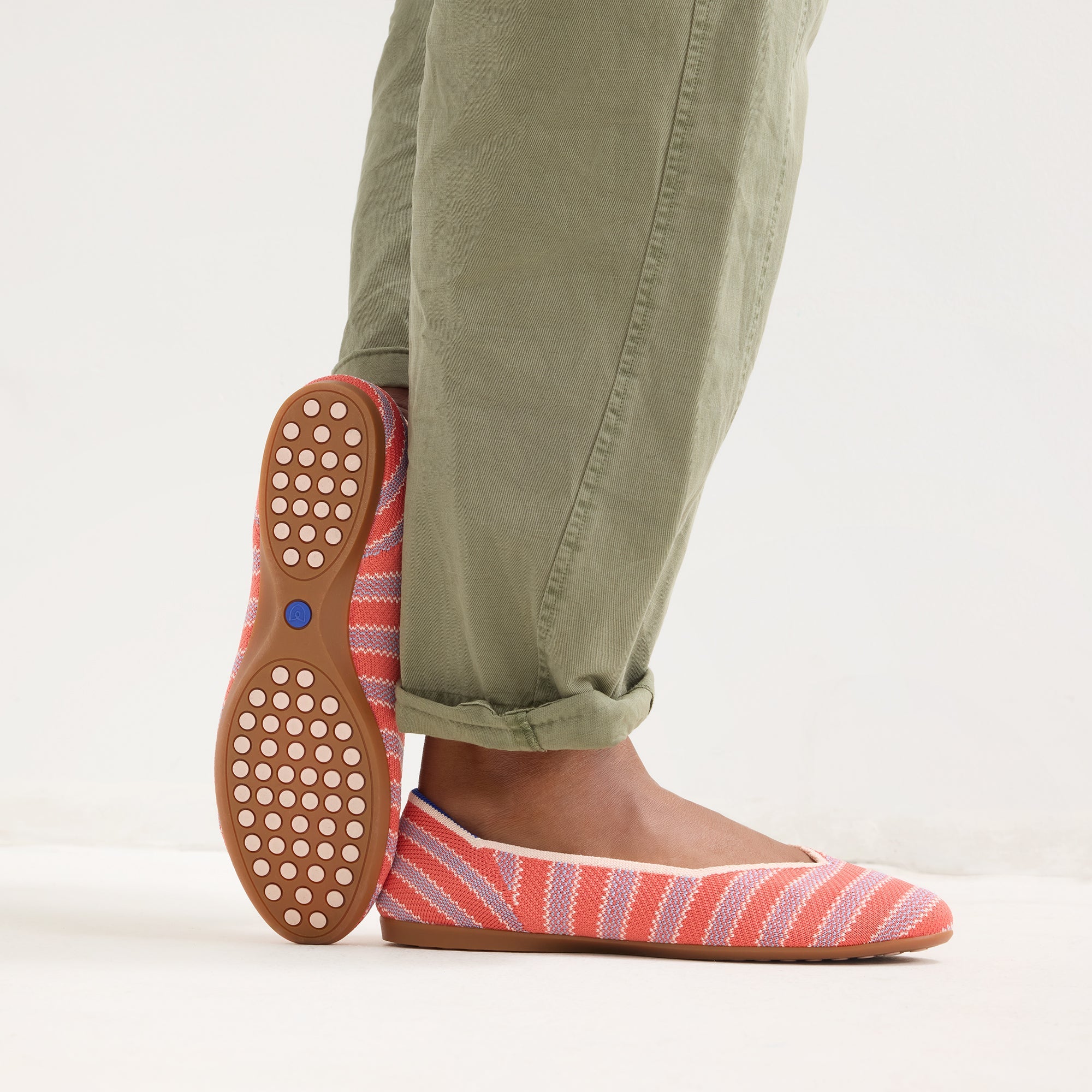Rothy's The Daily Flat ballerine Sunkiss Stripe maglia