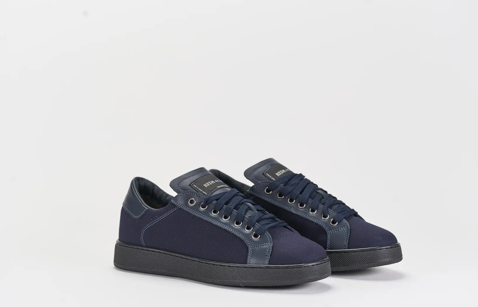 Sandro Barbera Wooly Jumper sneaker uomo blu lana merino