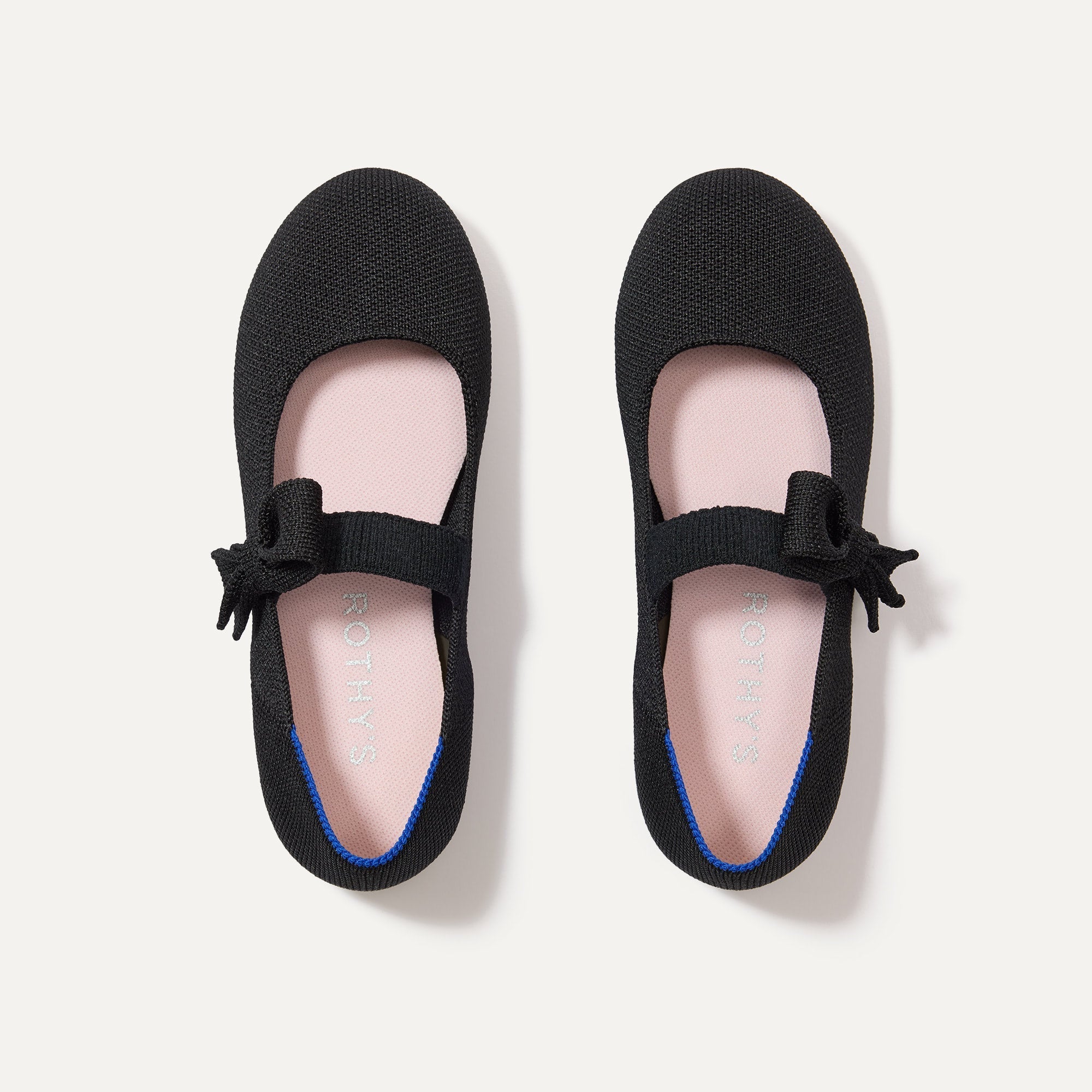 Rothy's Kids Tux Bow Mary Jane scarpe Bronzite