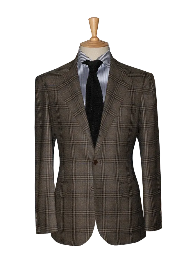 Stefano Bemer Blazers SV2120 giacca taupe lana galles
