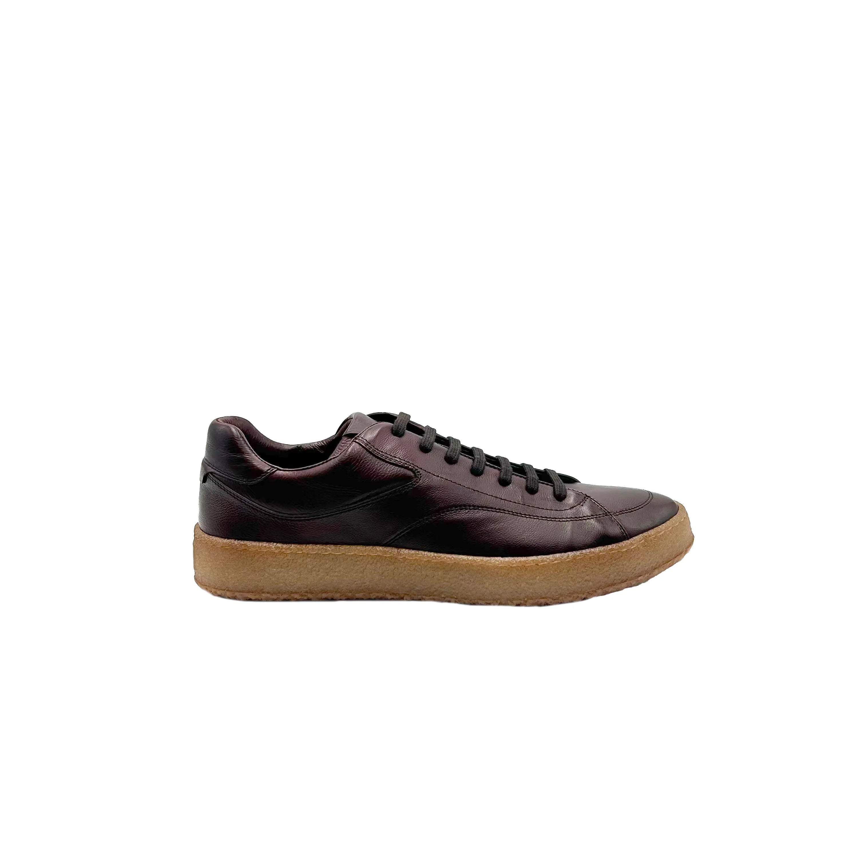 Sandro Barbera Biolla Sneaker Pelle Marrone EU 39 Vitello