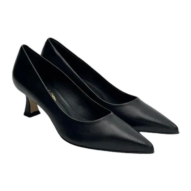 Sandro Barbera & Figli 1473 decollete donna nero tacco 5 cm