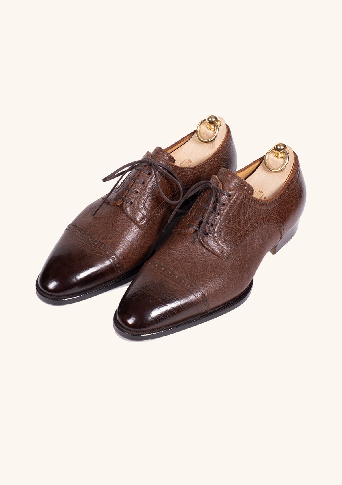 Stefano Bemer Derbies T5450 scarpe kudu marrone 40.5