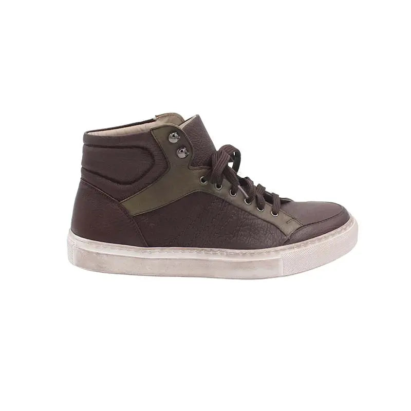 Sandro Barbera Boxer Nut sneaker uomo pelle nut