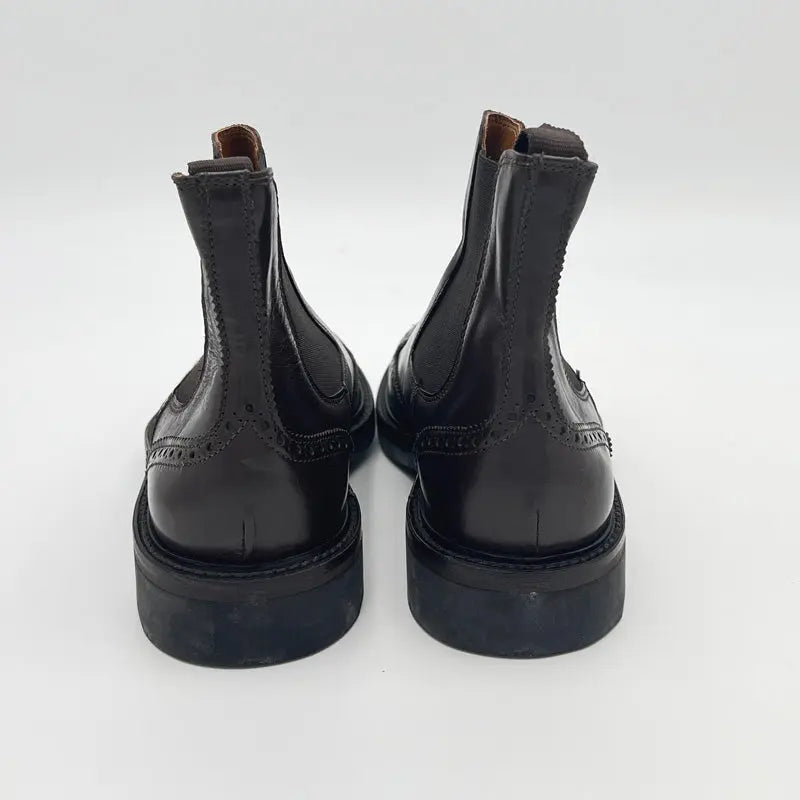 Sandro Barbera & Figli 987U Chelsea Brogue stivaletti moro Vibram