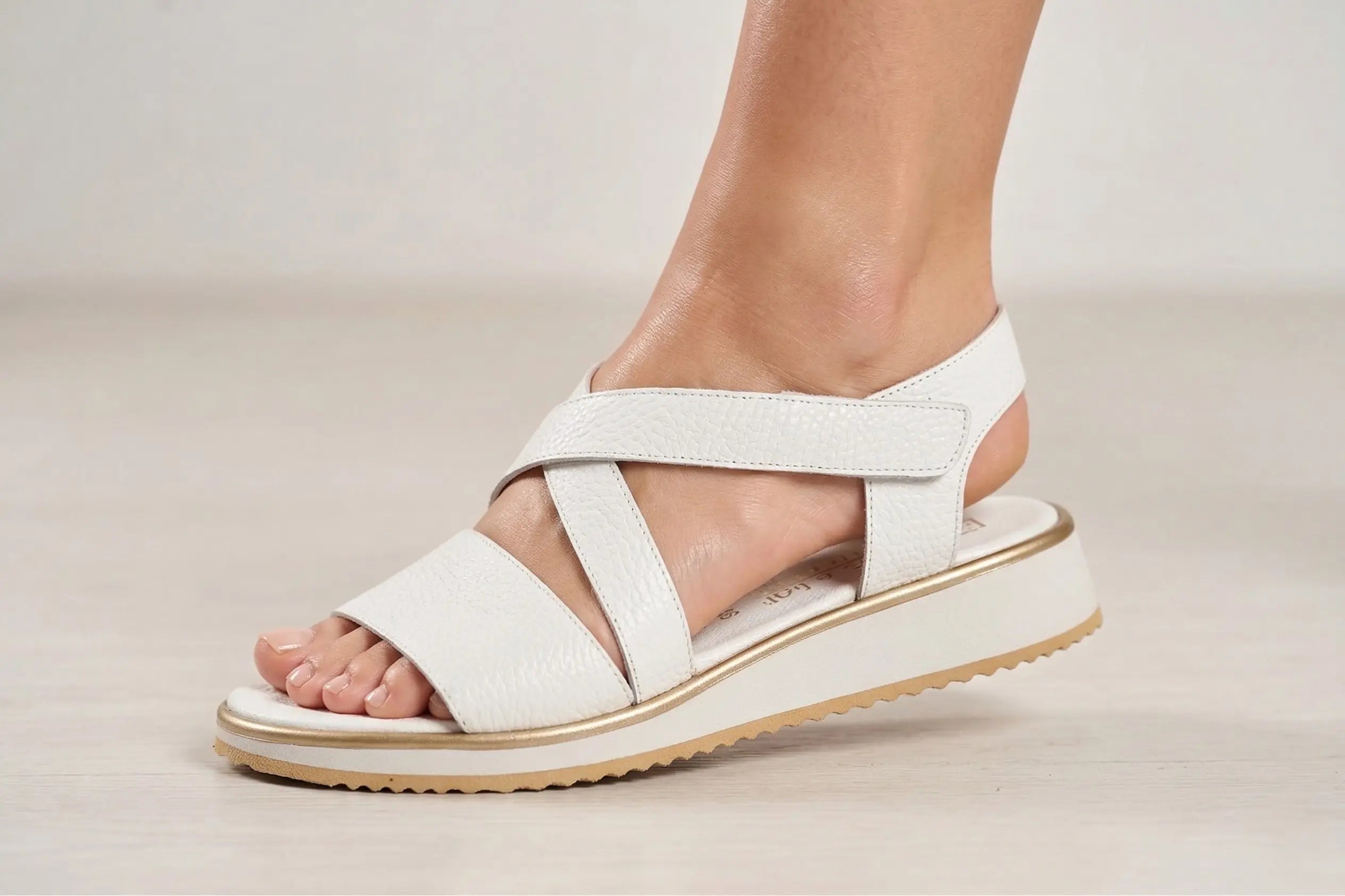 Sandro Barbera & Figli 1000 sandalo donna bianco pelle