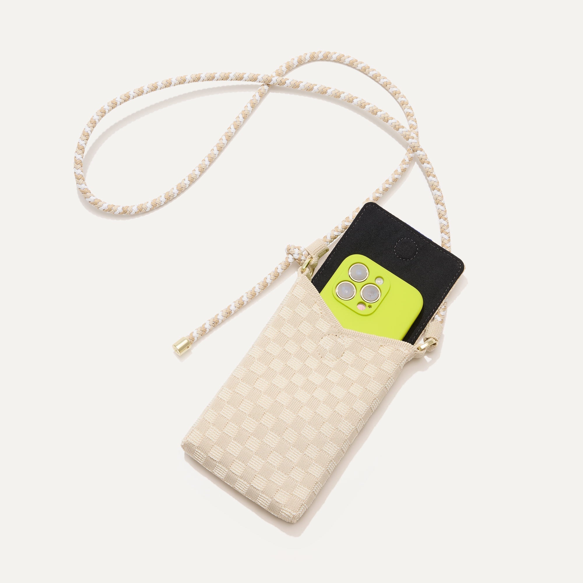 Rothy's The Phone Crossbody borsa a tracolla White Sand avorio